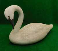 Vintage Whistler Swan Carved by Bob Gilmore