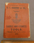 1899 C. S. Osborne Leatherworking Tools Catalog