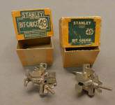 Stanley No. 49 Auger Bit Depth Stop / Gauges in Box
