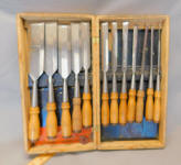 Jennings & Griffin No. 6 LT 1903 12 Piece Bevel Edge Chisel Set