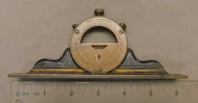 Davis Level & Tool Co. Adjustable Spirit Level / Mantle Clock Inclinometer