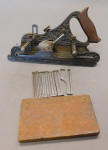 Stanley Miller Patent No. 41 Cast Iron Plow Plane w/ Cutters  