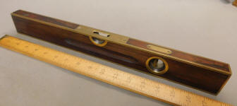 Stanley 18" No. 98 Brass Bound Rosewood Level