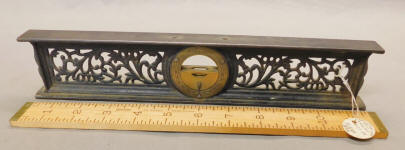 Davis Level & Tool Co. 12 Inch Cast Iron Inclinometer / Adjustable Spirit Level