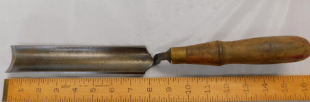 Buck Brothers 1 1/2" Crank Neck Gouge