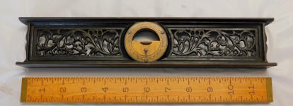 Davis Level & Tool Co. 12 Inch Cast Iron Inclinometer / Adjustable Spirit Level