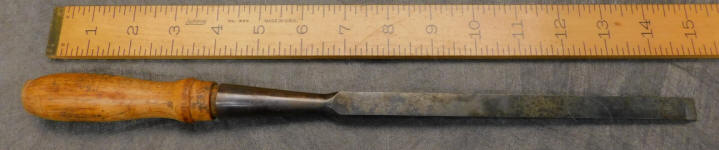 James Swan 1/2" Square Edge Socket Firmer Chisel