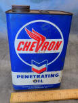 Chevron Standard Oil 1 Gal. Penetrating Oil Cans