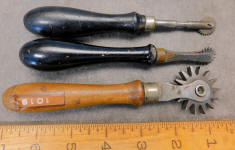 3 Saddle Maker / Leatherworker Overstitch / Pricking Wheels