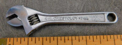 4"  Crestoloy Crescent Wrench - Jamestown NY
