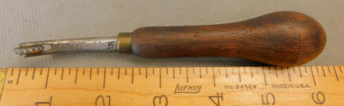 C.S. Osborne No 11 Saddle Maker / Leatherworker Overstitch / Pricking Wheel