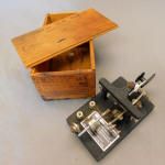 T. R. McElroy Mac Key Telegraph Key in Original Box