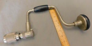 Stanley / Bell System No. 2101 A 10" Auger Bit Brace 