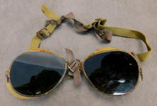 WWII Era Fur Lined Military Goggles