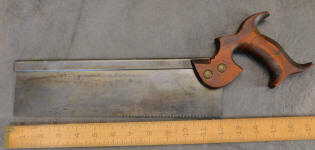 R. H. Davis by Disston 12" Cast Steel Backsaw / Dovetail / Tenon Saw