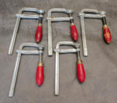 5 Wilton F Clamps / Bar Clamps No. 1206 & 1208