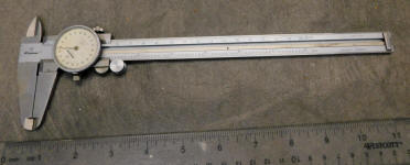 Mitutoyo 505 - 627 .001 8" Dial Caliper