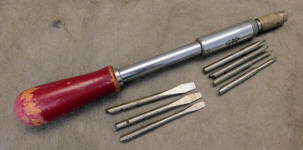 Stanley / Yankee No. 130A Push Driver w/ 7 Bits&nbsp;