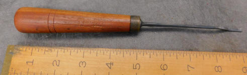 S. J. Addis No. 21 1/8" Front Bent Chisel Carver's Carving Tool / Gouge