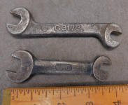 2 Small Farm Implement Wrenches IHC & Buhl 