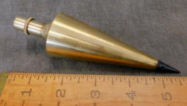 K & E 83 0010 8oz. Brass Plumb Bob