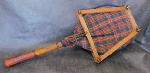 Black Ace c. 1920s Antique Wood Tennis Racket