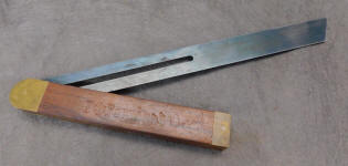 Disston & Morss 12" Rosewood Handle Sliding T Bevel