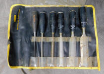 Stanley No. R40 Everlasting 6 Piece Chisel Set 1/8" to 1 1/2"