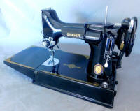 1950 Black Singer Featherweight 221 "Centennial" Sewing Machine (AJ817062)