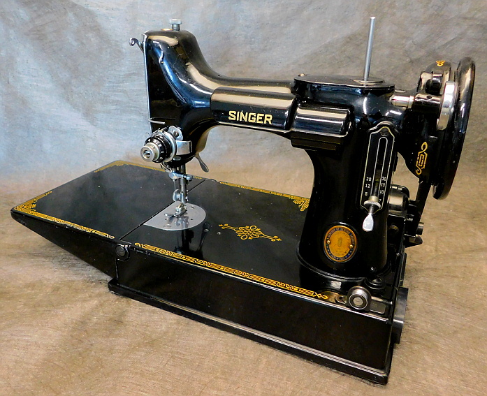 1951 Black Singer Featherweight 221 "Centennial" Sewing Machine