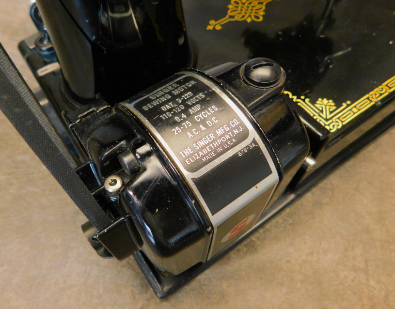 1951 Black Singer Featherweight 221 "Centennial" Sewing Machine