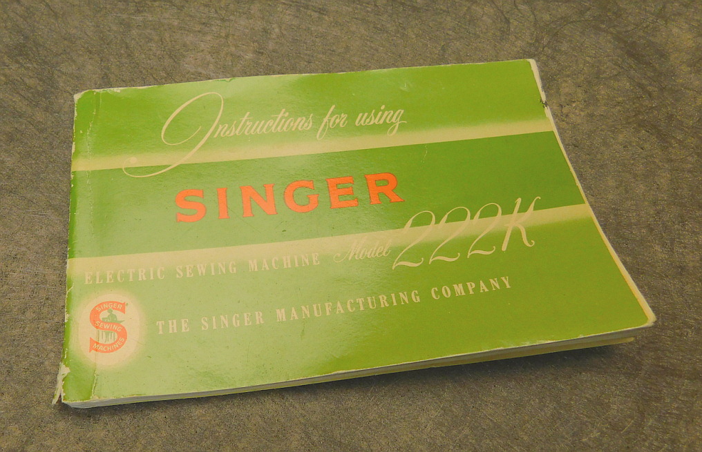 1957 Black Singer "FreeArm" Featherweight 222K Sewing Machine