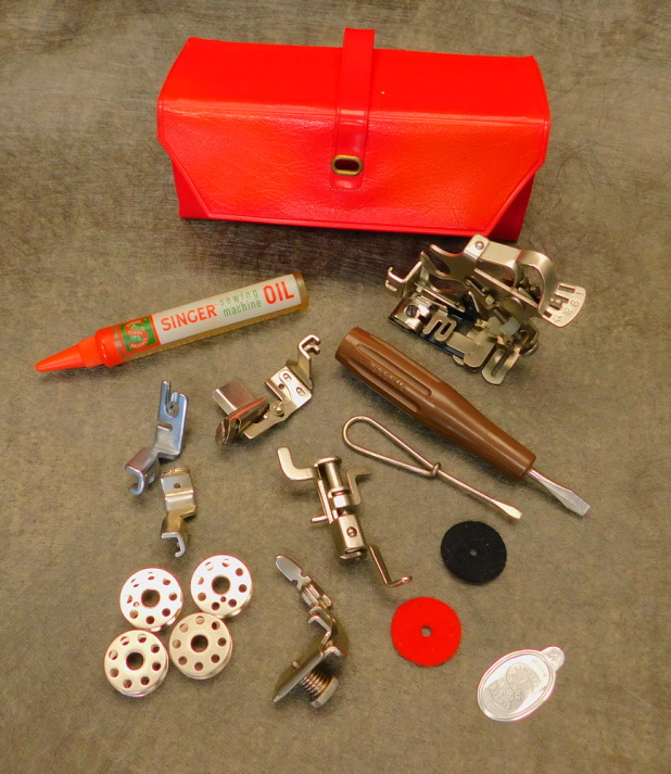 1957 Black Singer "FreeArm" Featherweight 222K Sewing Machine